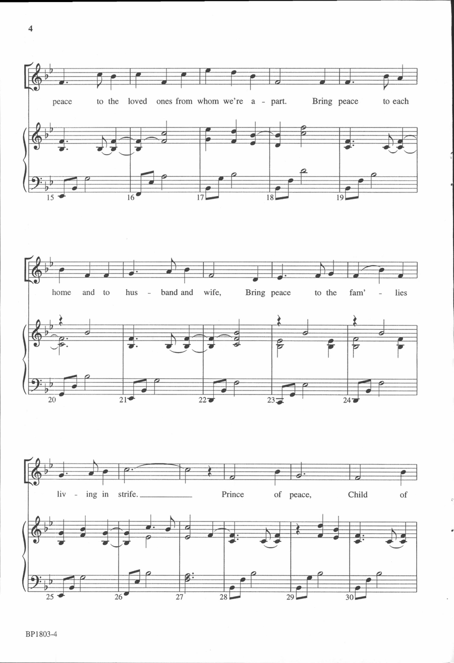 Bring Us Peace - 2-Part 2-Part scores gallery preview page 3