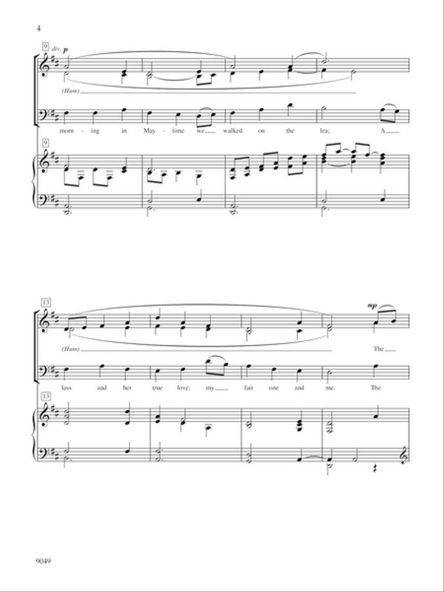 A Highland Love Song A Highland Love Song 4-Part scores gallery preview page 3