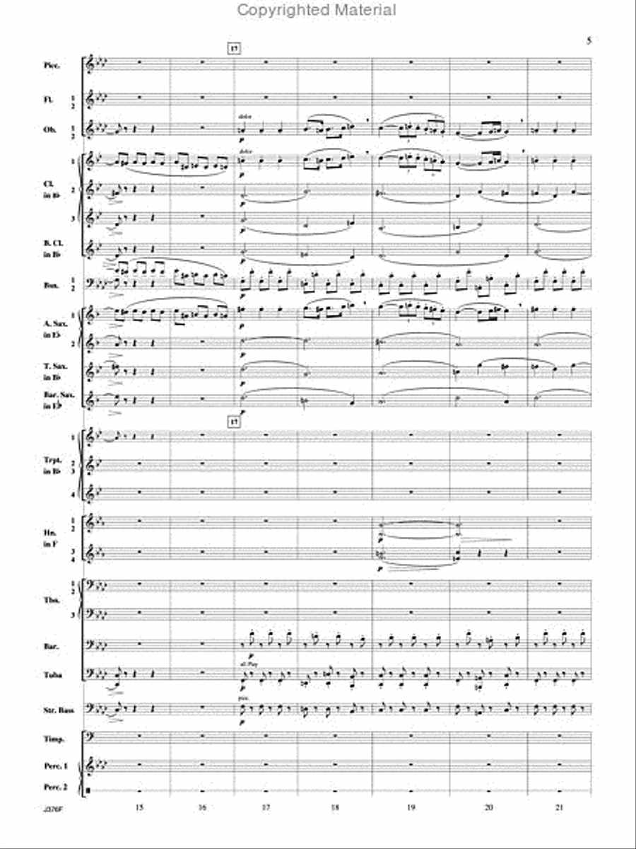 William Tell Overture Concert Band scores gallery preview page 6