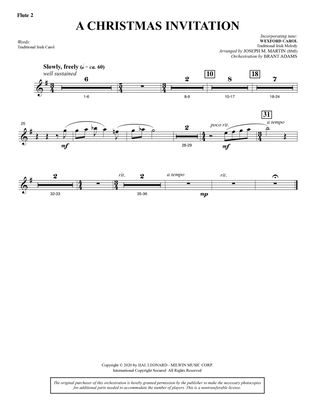 Tidings of Joy: A Celtic Christmas Celebration (Full Orchestra) - Flute 2 (Piccolo)