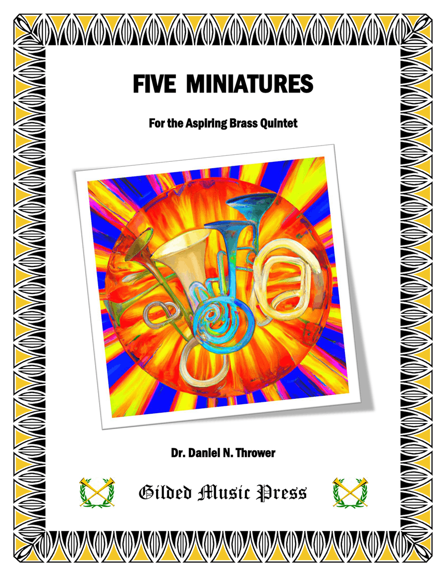 Five Miniatures for the Aspiring Brass Quintet, Op. 134 Brass Quintet scores gallery preview page 1