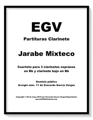 Book cover for Jarabe Mixteco - Cuarteto para Clarinetes