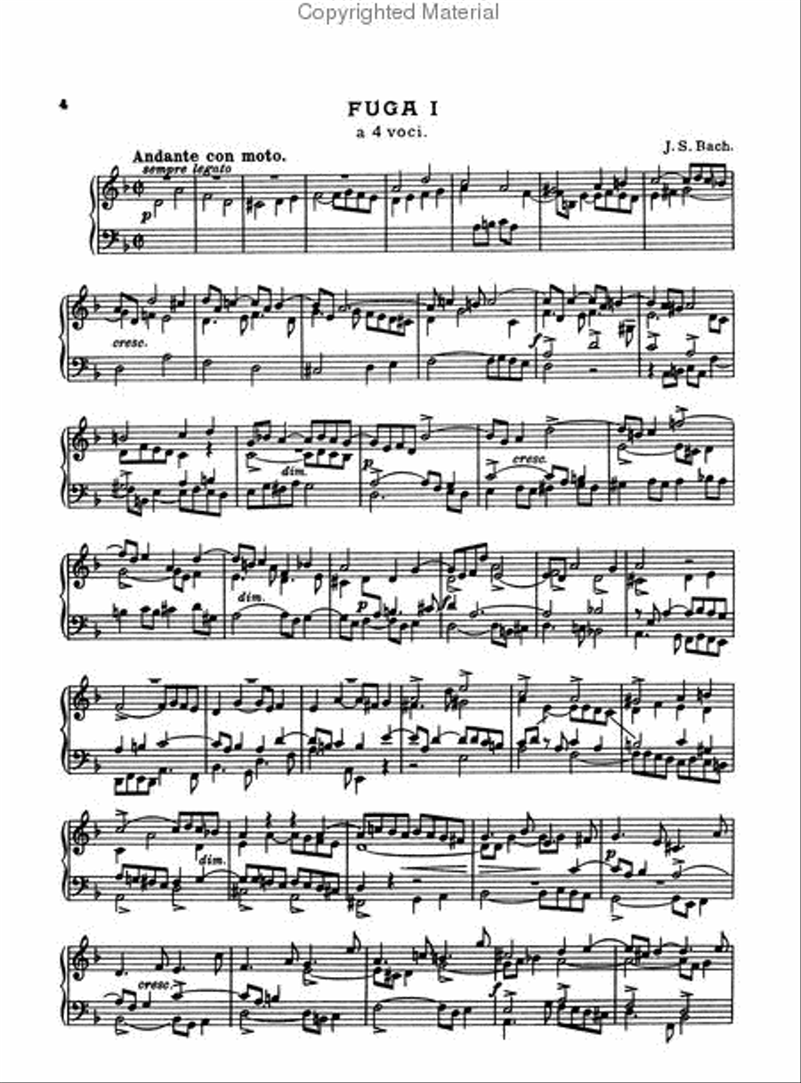 The Art of the Fugue, BWV1080 Piano scores gallery preview page 3