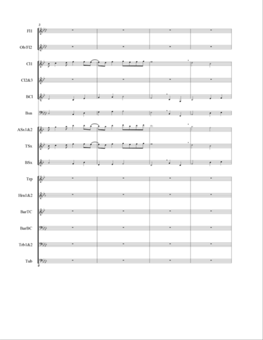 Building The Barn Concert Band scores gallery preview page 4