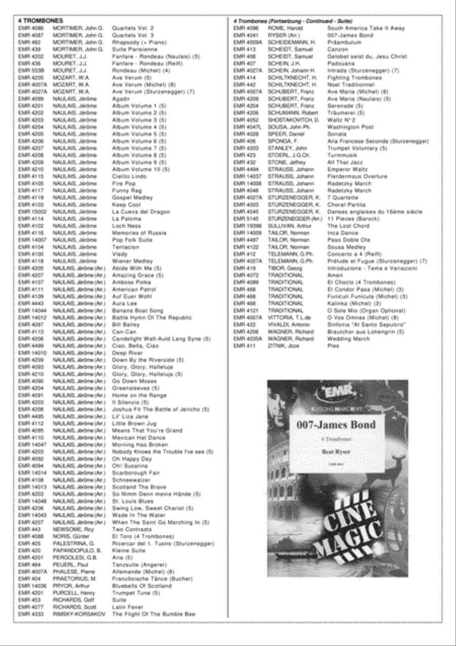 Happy Birthday Trombone scores gallery preview page 8