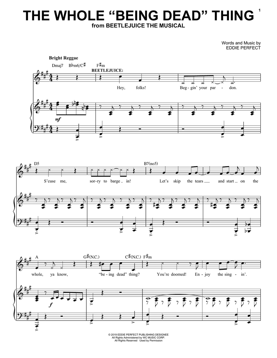 The Whole "Being Dead" Thing (from Beetlejuice The Musical)