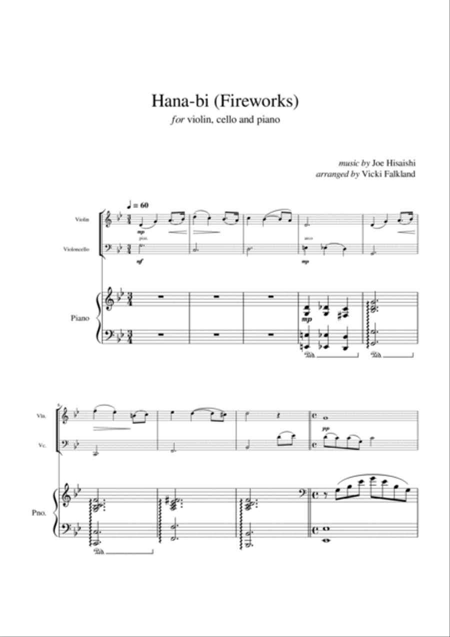 Hana-bi Piano Trio scores gallery preview page 3