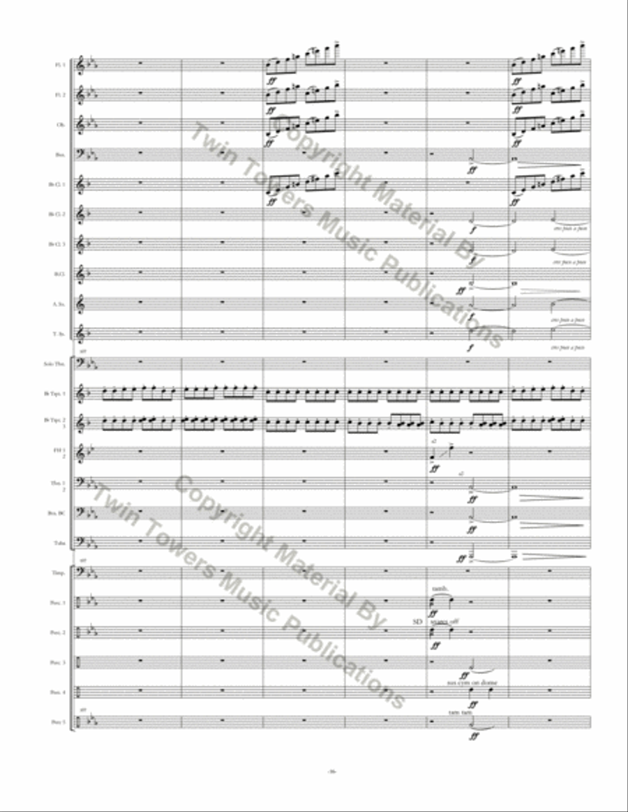 Seminar Concert Band scores gallery preview page 18