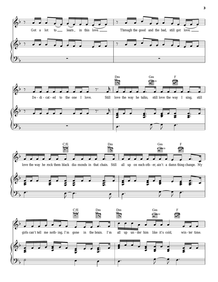 Countdown Piano, Vocal, Guitar scores gallery preview page 3