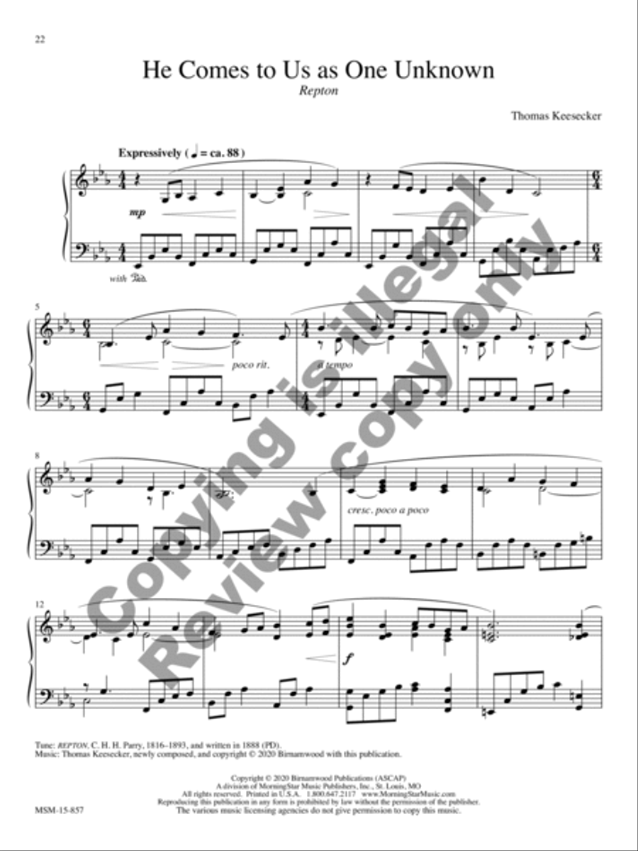 The Quiet Heart Piano Solo scores gallery preview page 9