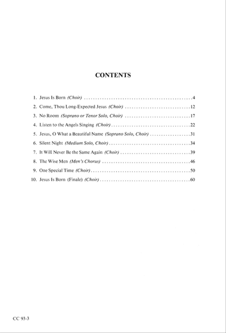 Jesus Is Born Jesus Is Born 4-Part scores gallery preview page 5