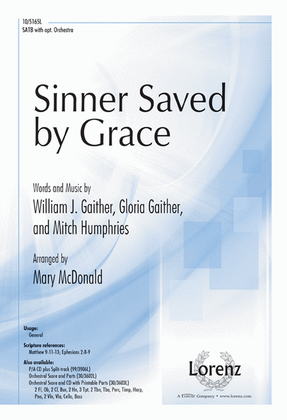 Book cover for Sinner Saved by Grace