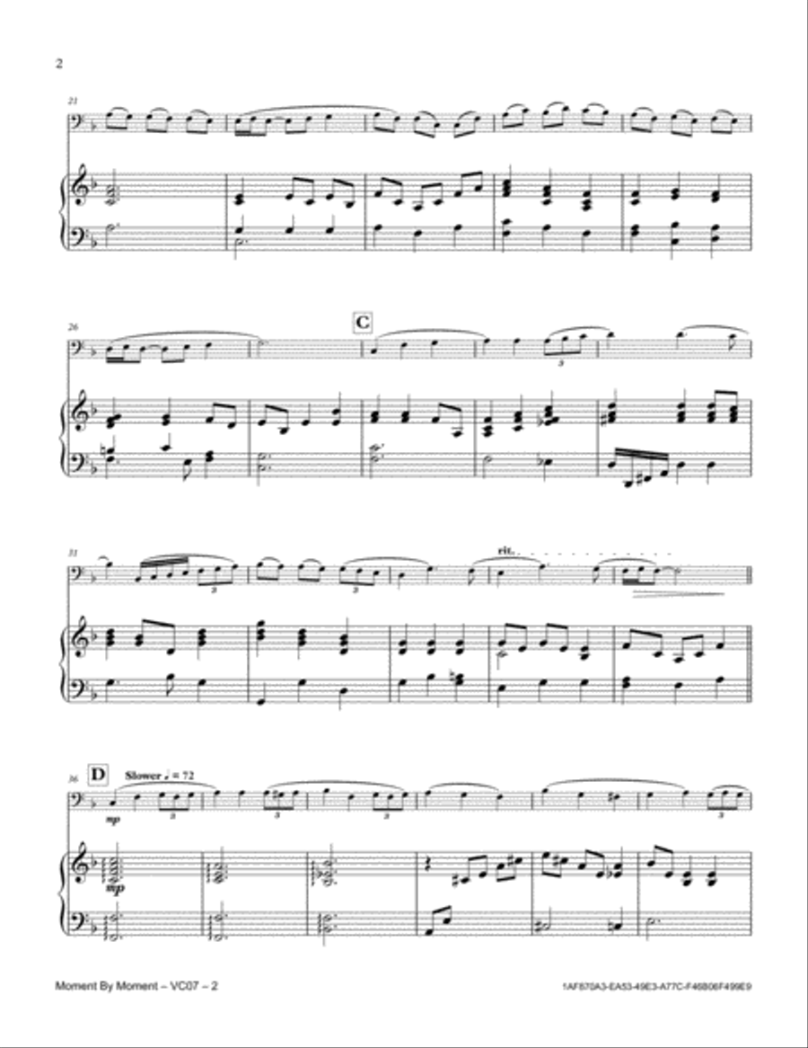 Moment By Moment Moment By Moment Piano scores gallery preview page 2