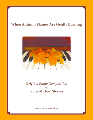 Book cover for When Autumn Flames Are Gently Burning
