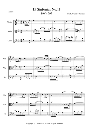 Sinfonias No.11 BWV 797