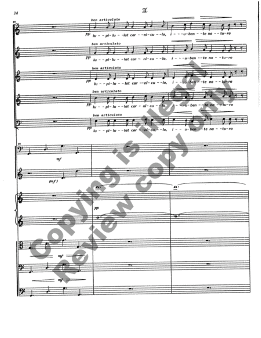 Cantata Rustica (Full/Choral Score) Choir scores gallery preview page 101