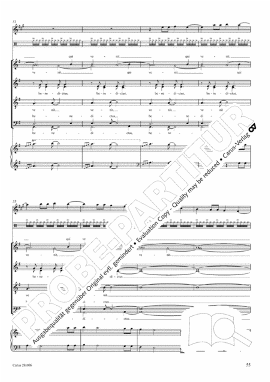 Pastoral Mass 4-Part scores gallery preview page 56