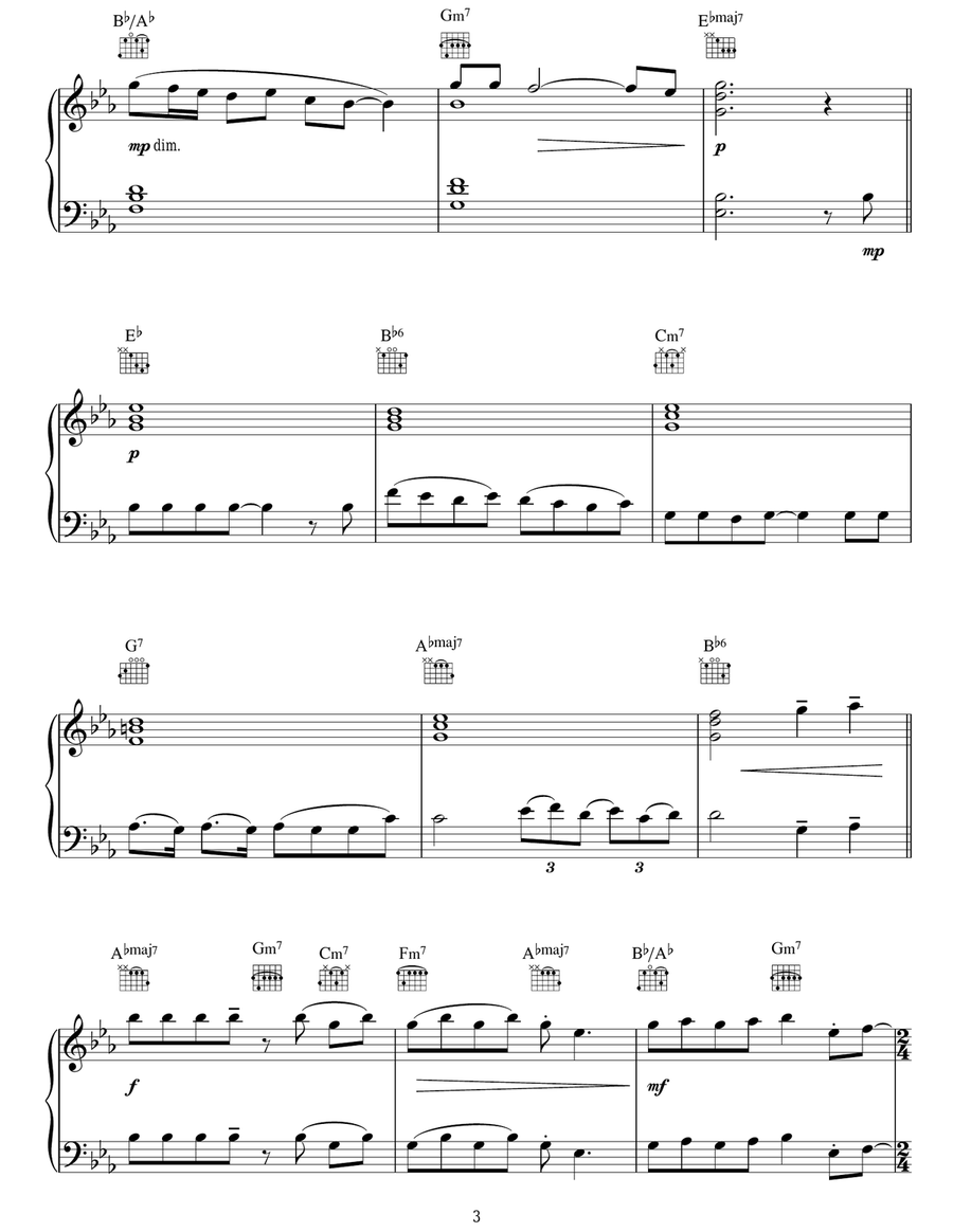 Chasing Pavements Voice scores gallery preview page 3