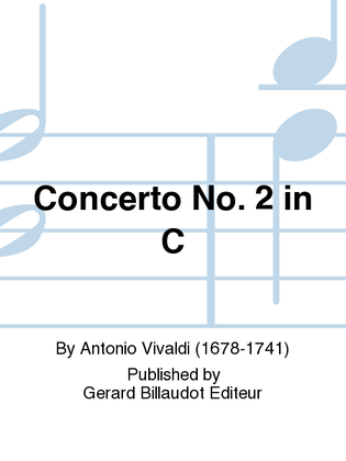 Book cover for Concerto No. 2 in C