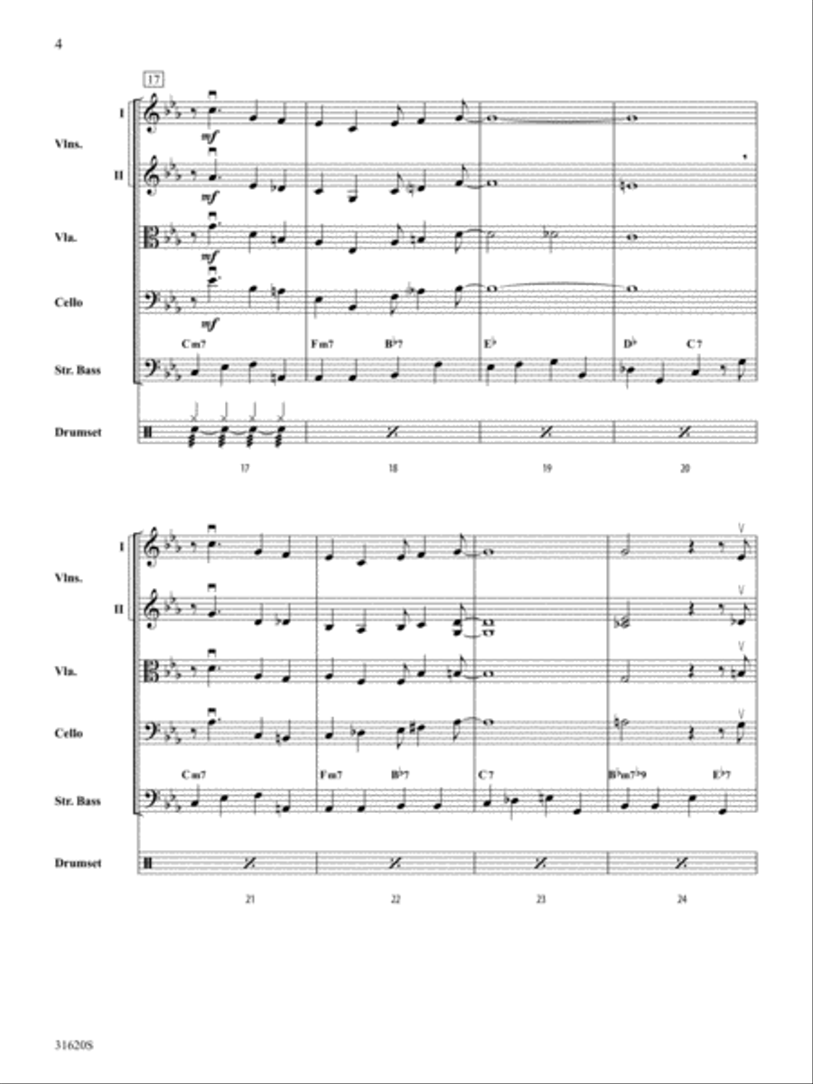 Li'l Darlin': Score String Orchestra scores gallery preview page 4