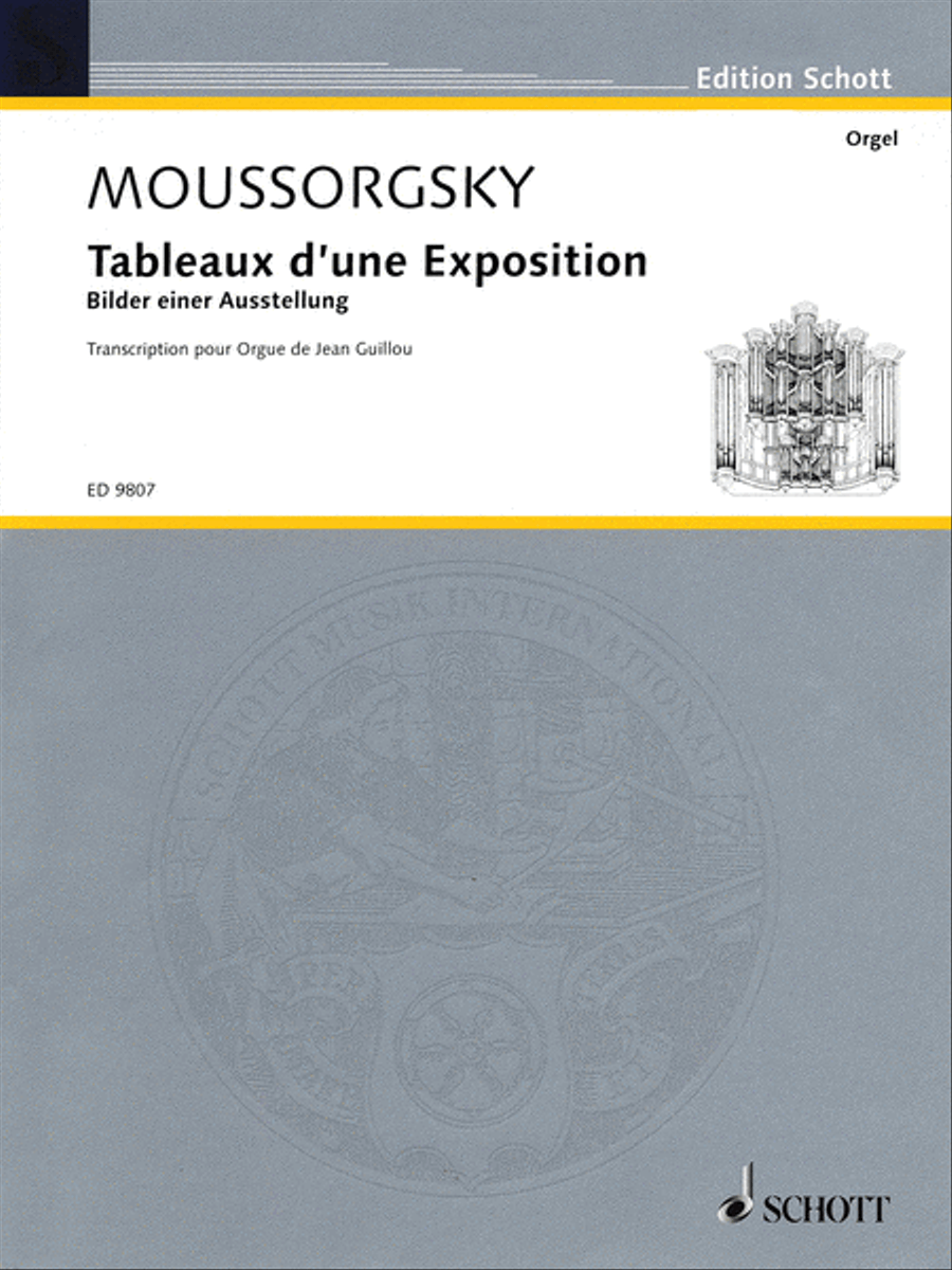Book cover for Tableaux d'une Exposition (Pictures at an Exhibition)