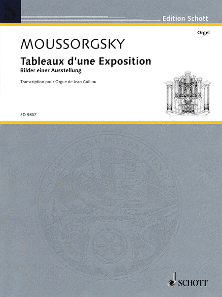 Tableaux d'une Exposition (Pictures at an Exhibition) by Modest Petrovich Mussorgsky Organ - Sheet Music