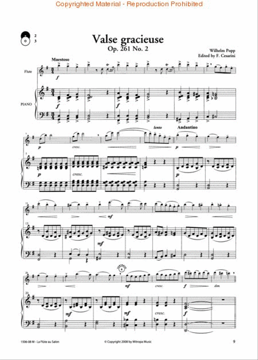 La Flute au Salon Flute Solo scores gallery preview page 2