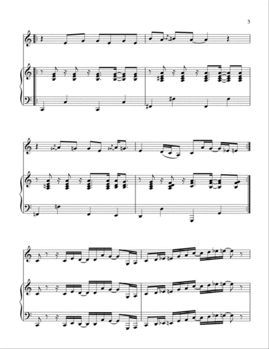 Sir Duke Trumpet Solo scores gallery preview page 4