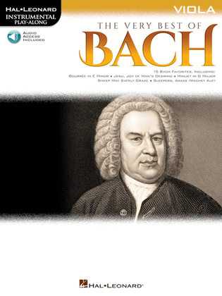 Book cover for The Very Best of Bach