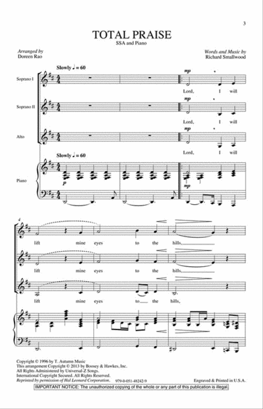 Total Praise SSA scores gallery preview page 2