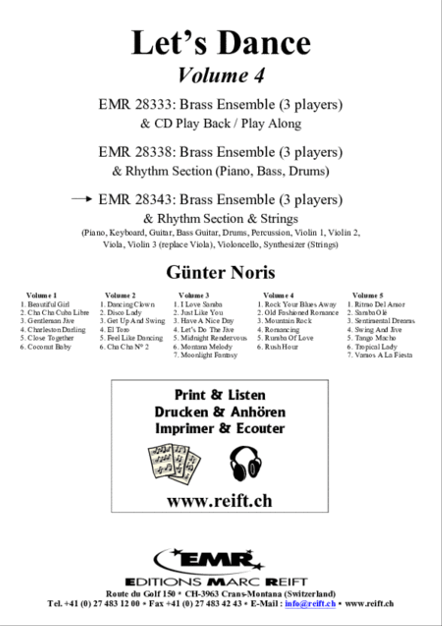 Let's Dance Volume 4 Rhythm Section scores gallery preview page 2