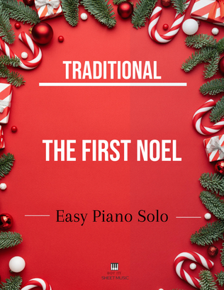 Book cover for Traditional - The First Noel (Easy Piano Solo)