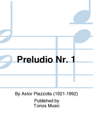 Book cover for Preludio Nr. 1