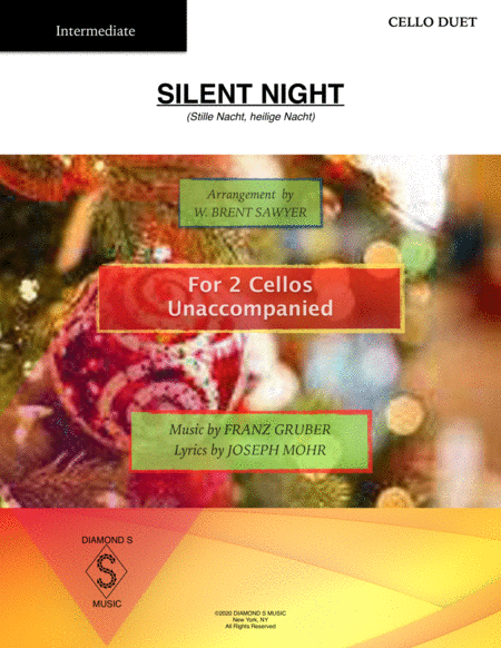 SILENT NIGHT (Stille Nacht) for CELLO DUET image number null