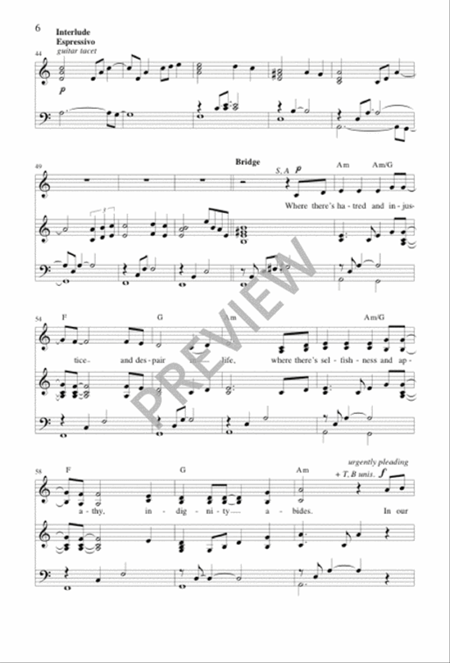 Send Forth Your Spirit 4-Part scores gallery preview page 7