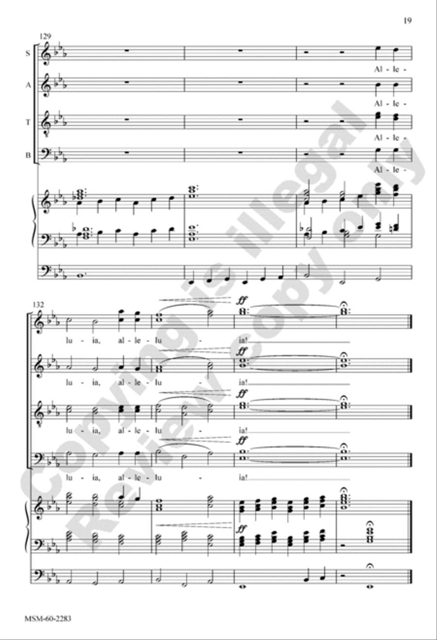 All Creatures of Our God and King (Choral Score) 4-Part scores gallery preview page 19