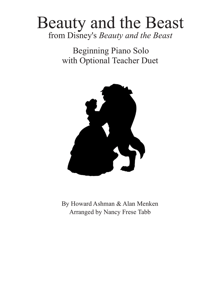 Beauty And The Beast Piano Method scores gallery preview page 1