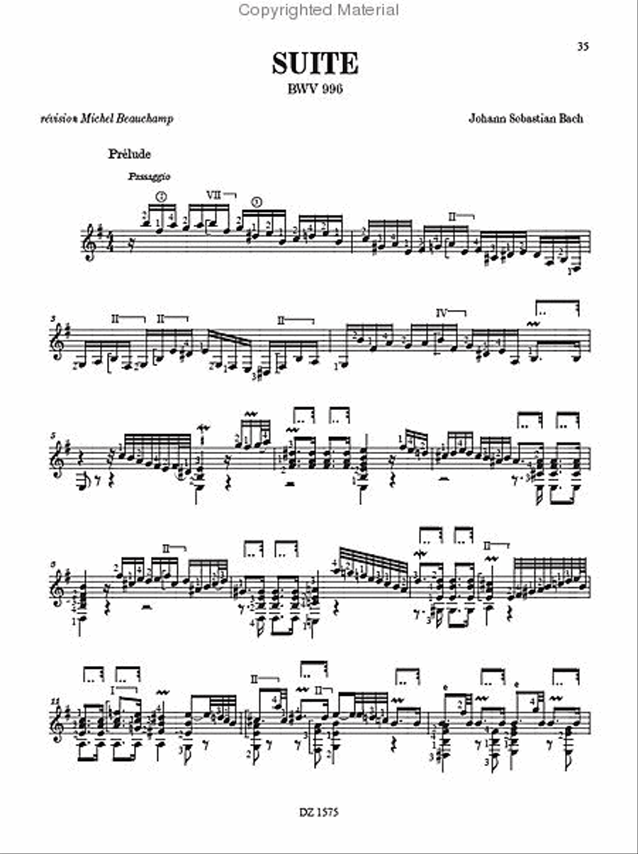 Intégrale des compositions pour luth Classical Guitar scores gallery preview page 2