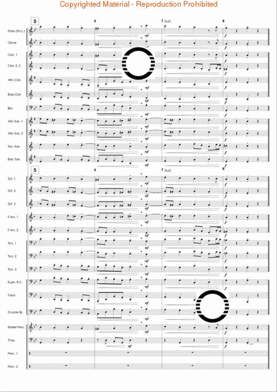 Articulation Studies Concert Band scores gallery preview page 20