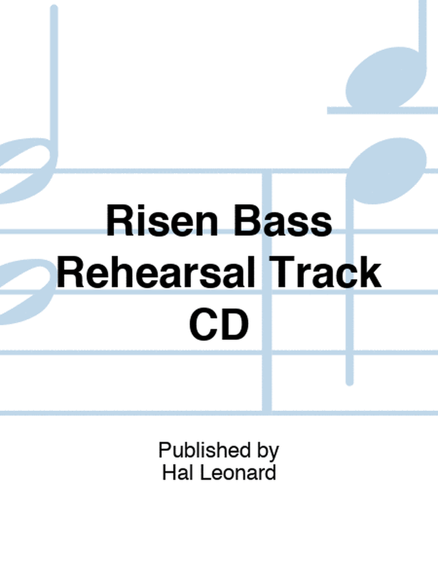 Risen Bass Rehearsal Track CD