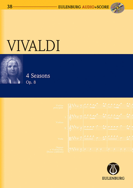 Vivaldi : The Four Seasons Op8 Study Score/cd