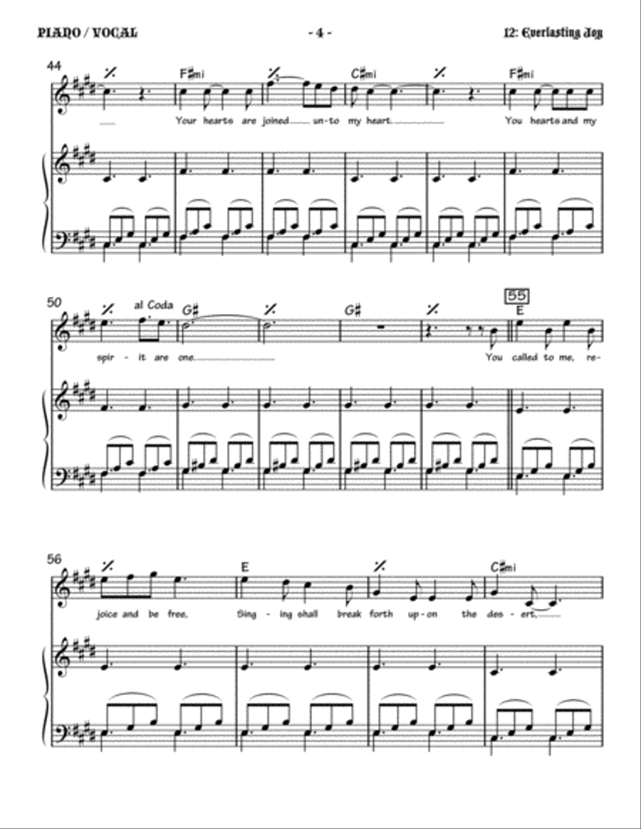 Everlasting Joy Small Ensemble scores gallery preview page 4