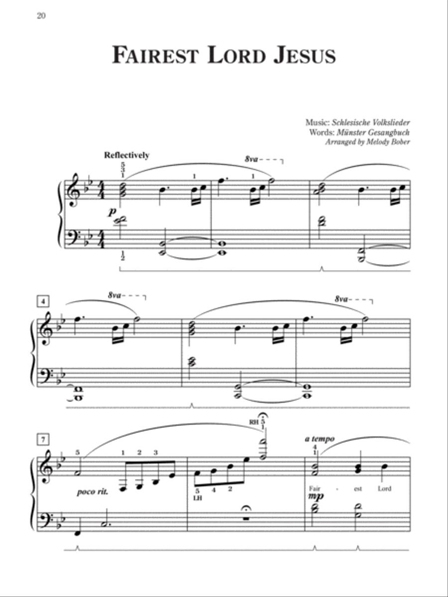Pure & Simple Hymns Easy Piano scores gallery preview page 3