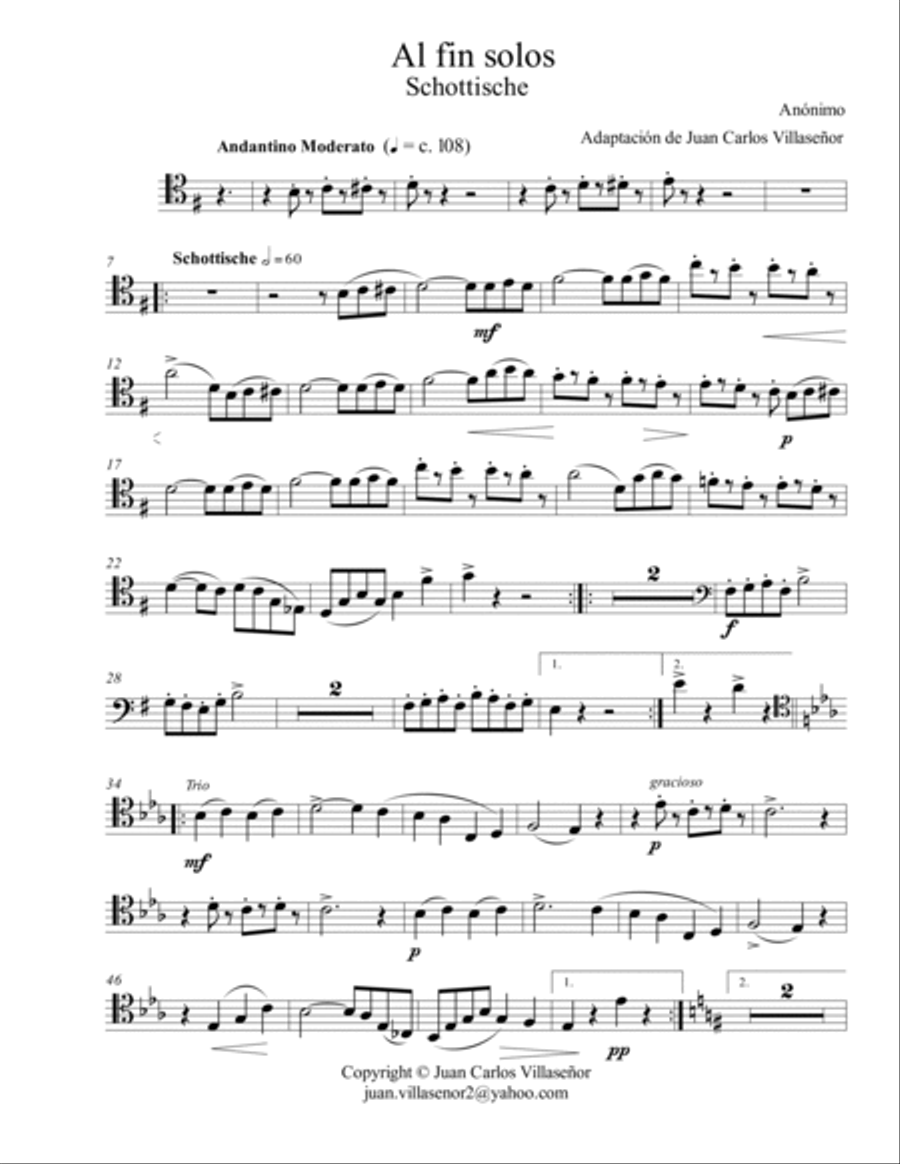 Piezas mexicanas de salón (bassoon part) Woodwind Ensemble scores gallery preview page 4