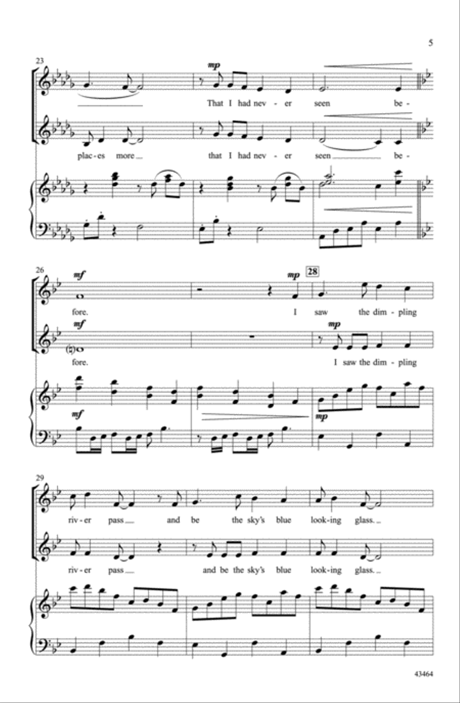 Foreign Lands Choir scores gallery preview page 4