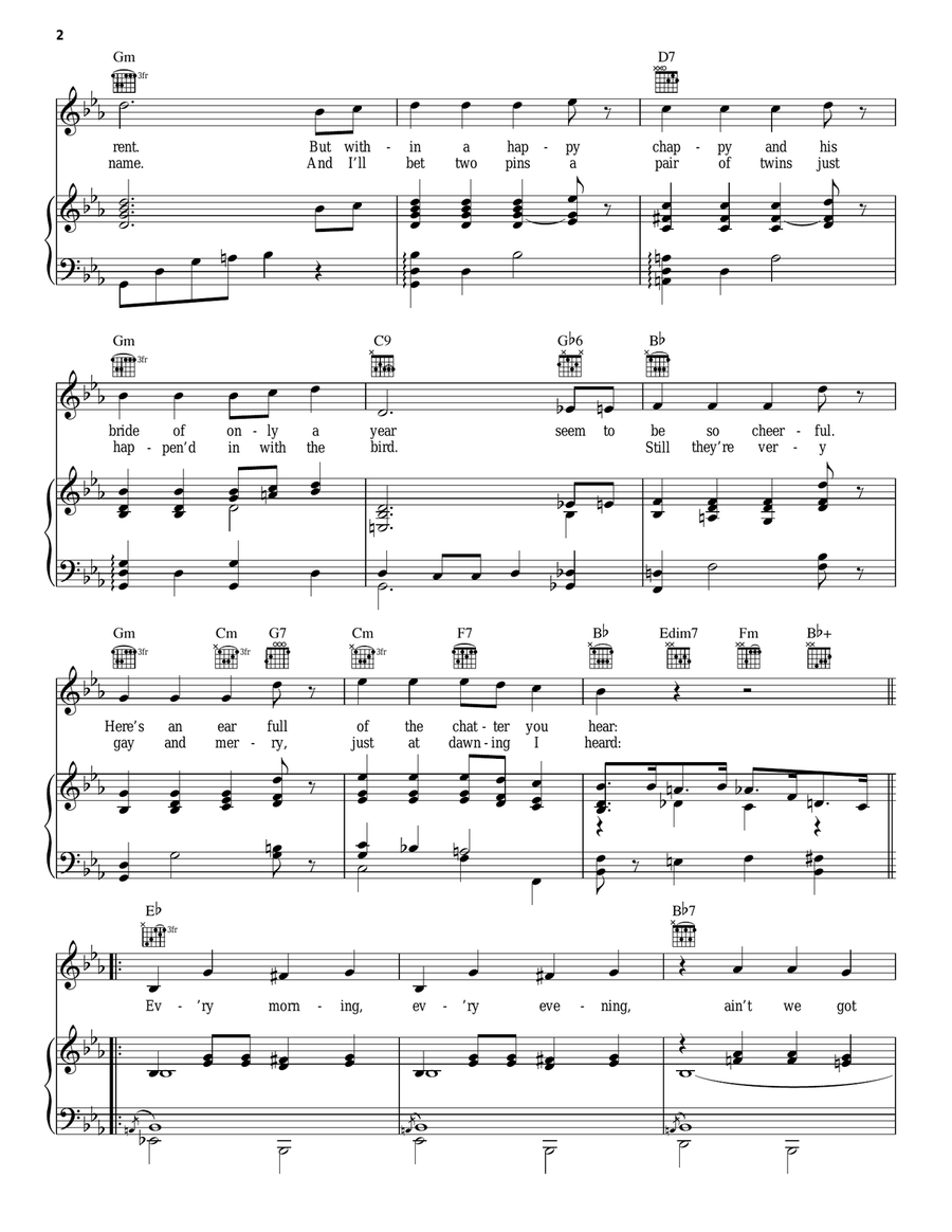 Ain't We Got Fun? Piano, Vocal, Guitar scores gallery preview page 2
