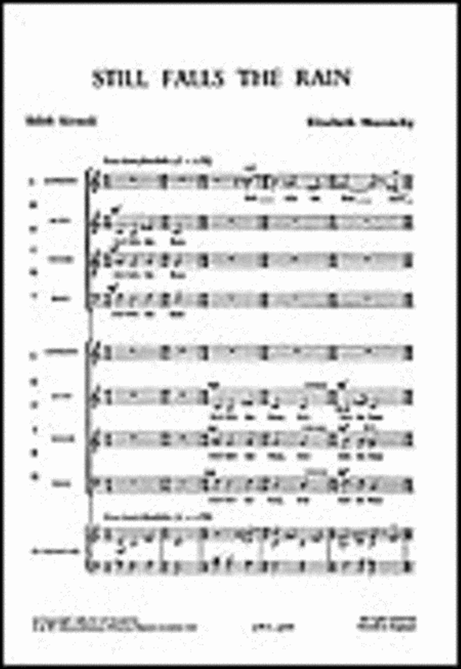 Maconchy: Still Falls The Rain for Double Choir 4-Part scores gallery preview page 1