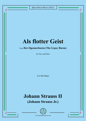 Johann Strauss II-Als flotter Geist,in G flat Major