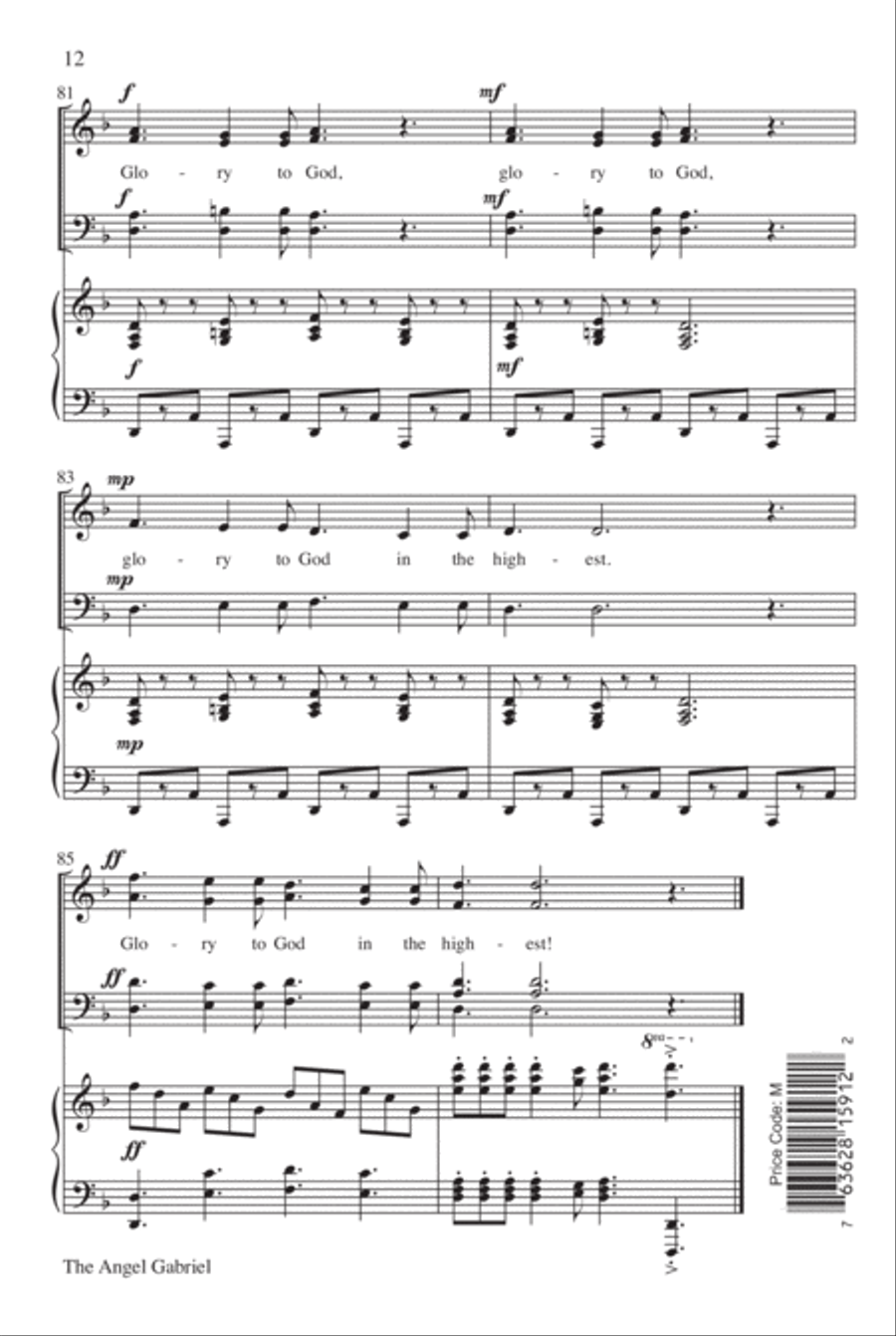 The Angel Gabriel The Angel Gabriel 4-Part scores gallery preview page 13