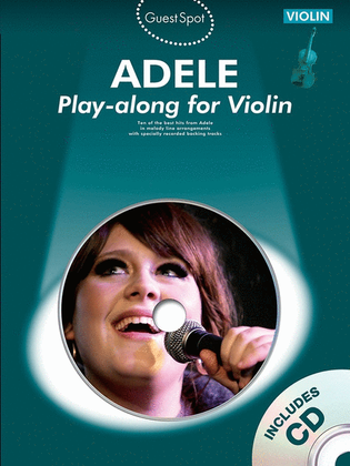Book cover for Guest Spot Adele Violin Book/CD